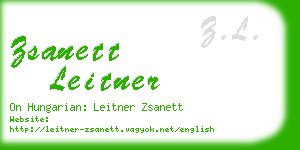 zsanett leitner business card